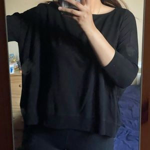 Boxy plain short sweatshirt size M/L